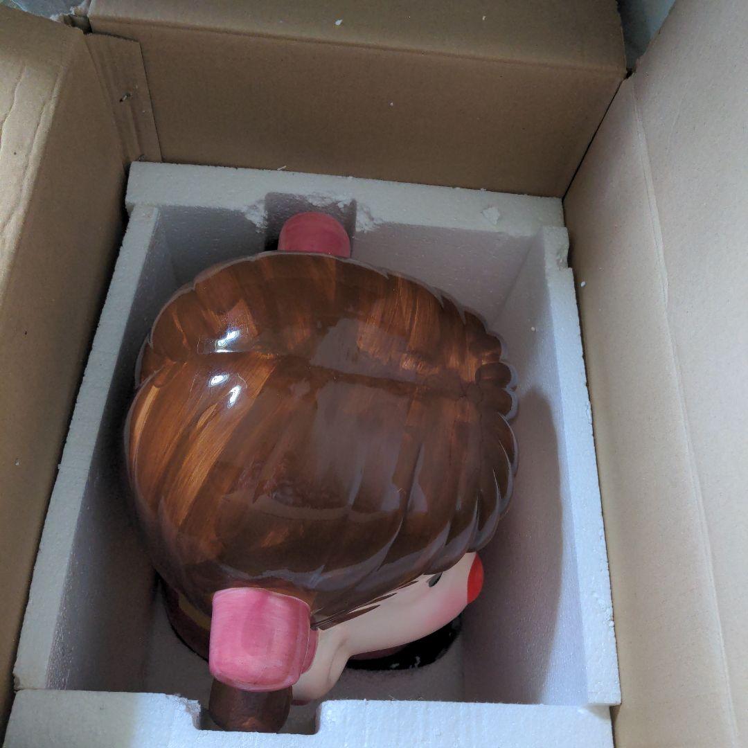 不二家　ジャンボペコちゃん人形　陶器製　非売品