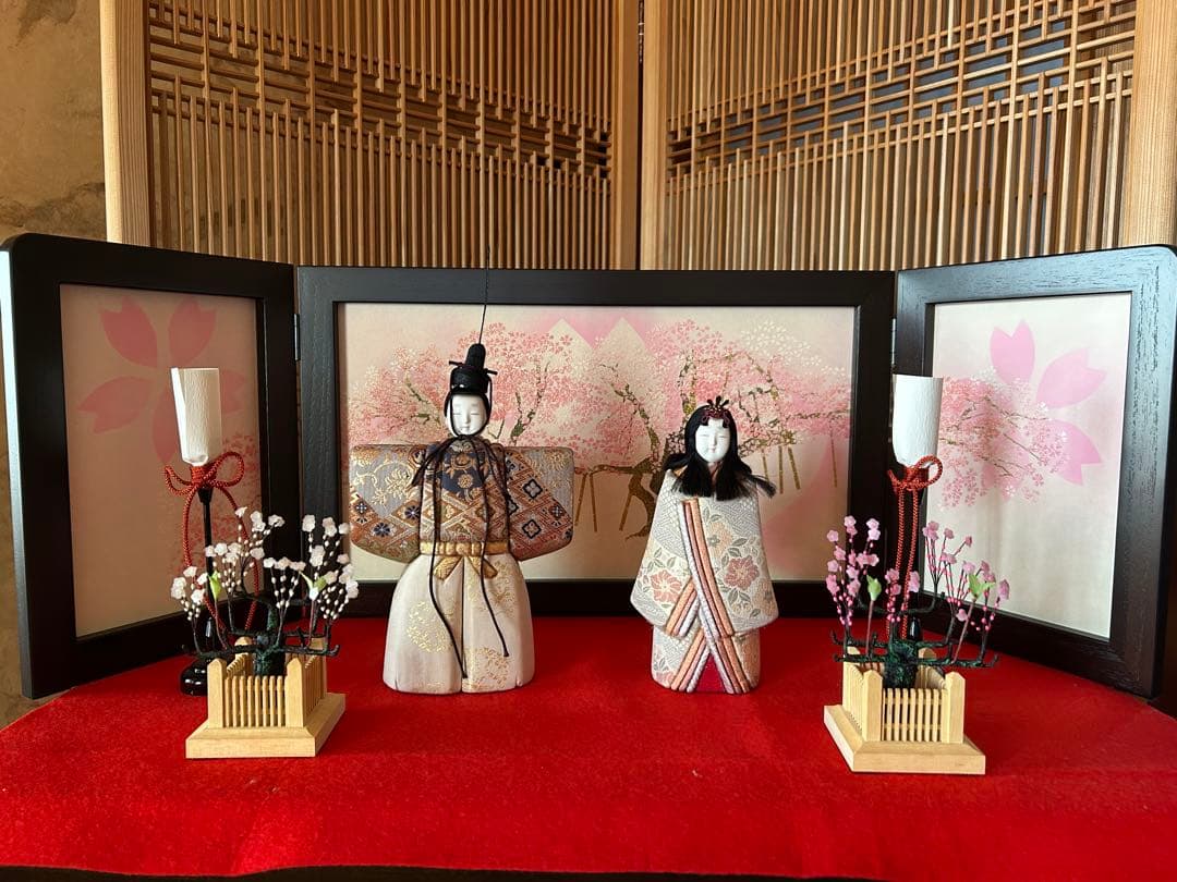 雛飾り　木目込み人形