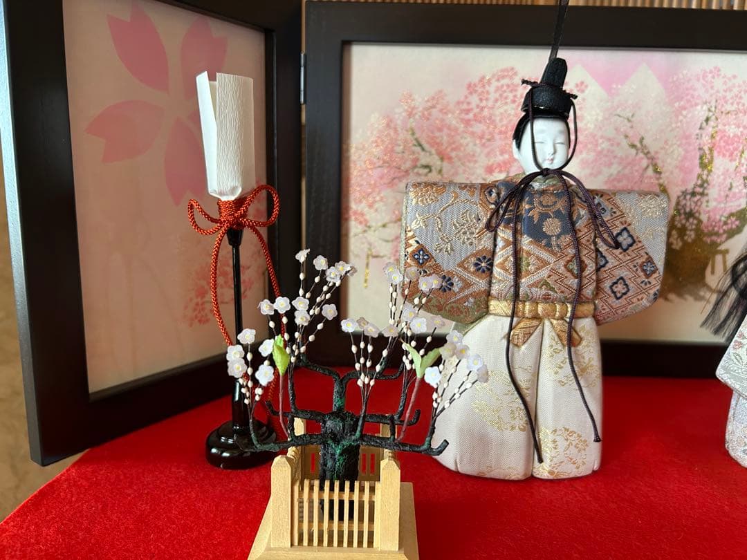 雛飾り　木目込み人形