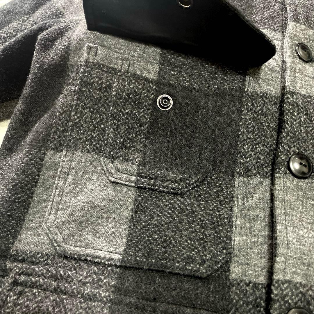 美品　ビームスプラス　フード付きハンティングジャケット　マッキーノジャケット　M