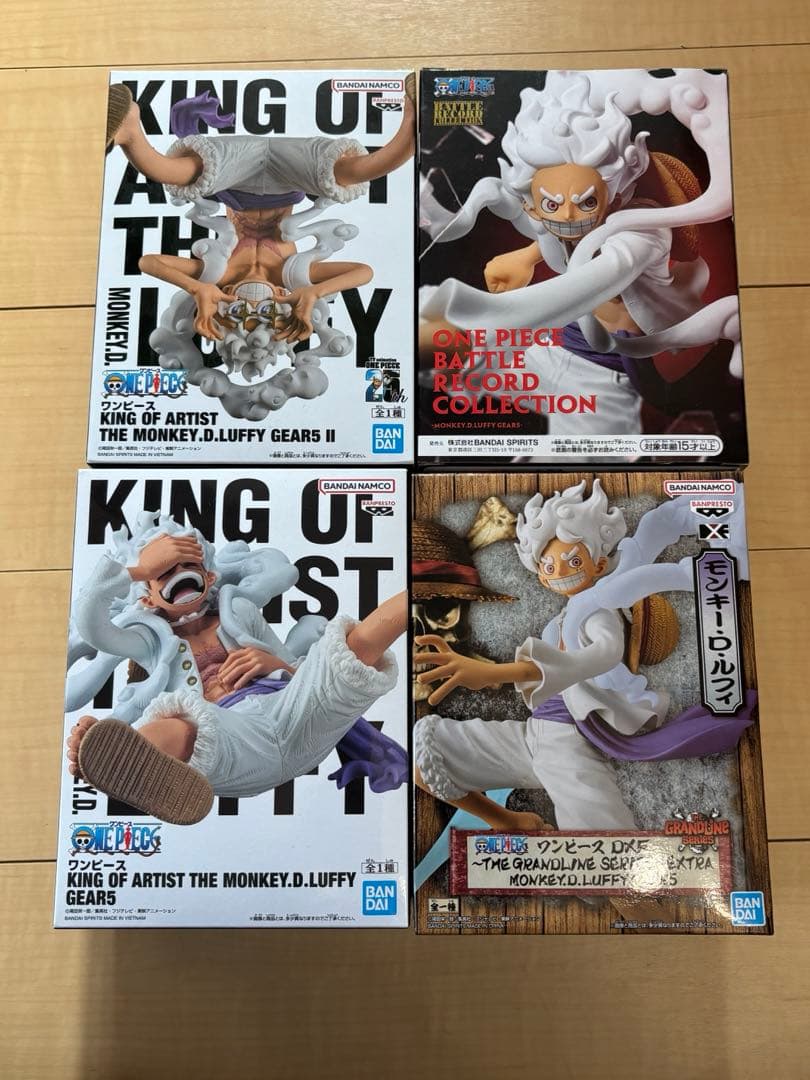 KING OF ARTIST ワンピース　ルフィ　ニカなど4点セット