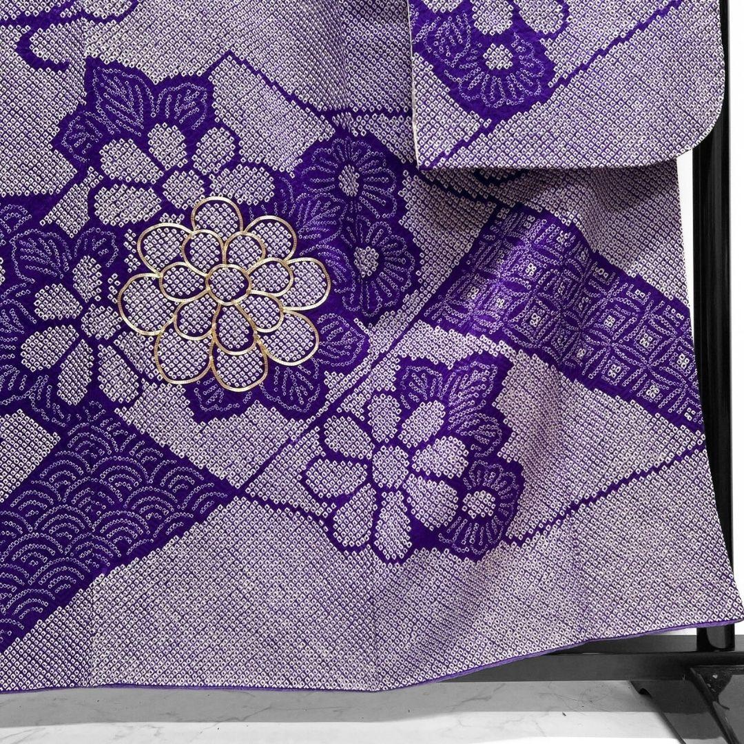 総絞り　金駒刺繍　七宝　観世水　振袖　晴れの日　成人式　卒業式　着物　114p