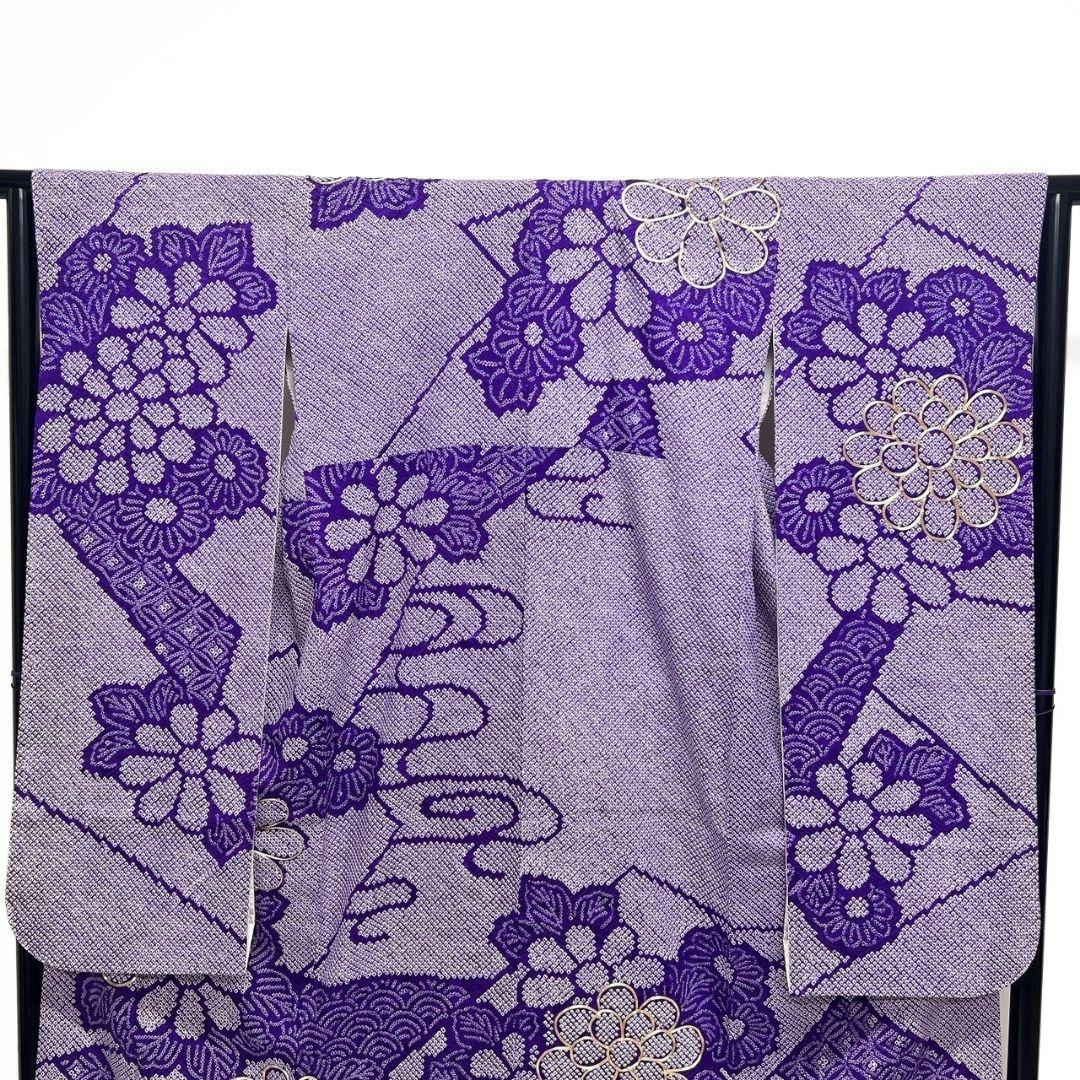 総絞り　金駒刺繍　七宝　観世水　振袖　晴れの日　成人式　卒業式　着物　114p