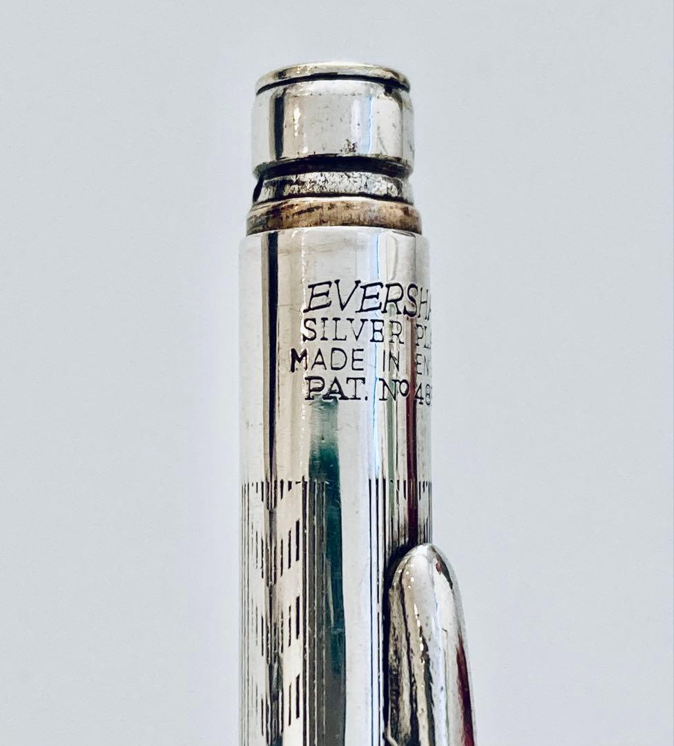 英国製◆エバーシャープ シャープペンシル 銀張り EVERSHARP 激レア！