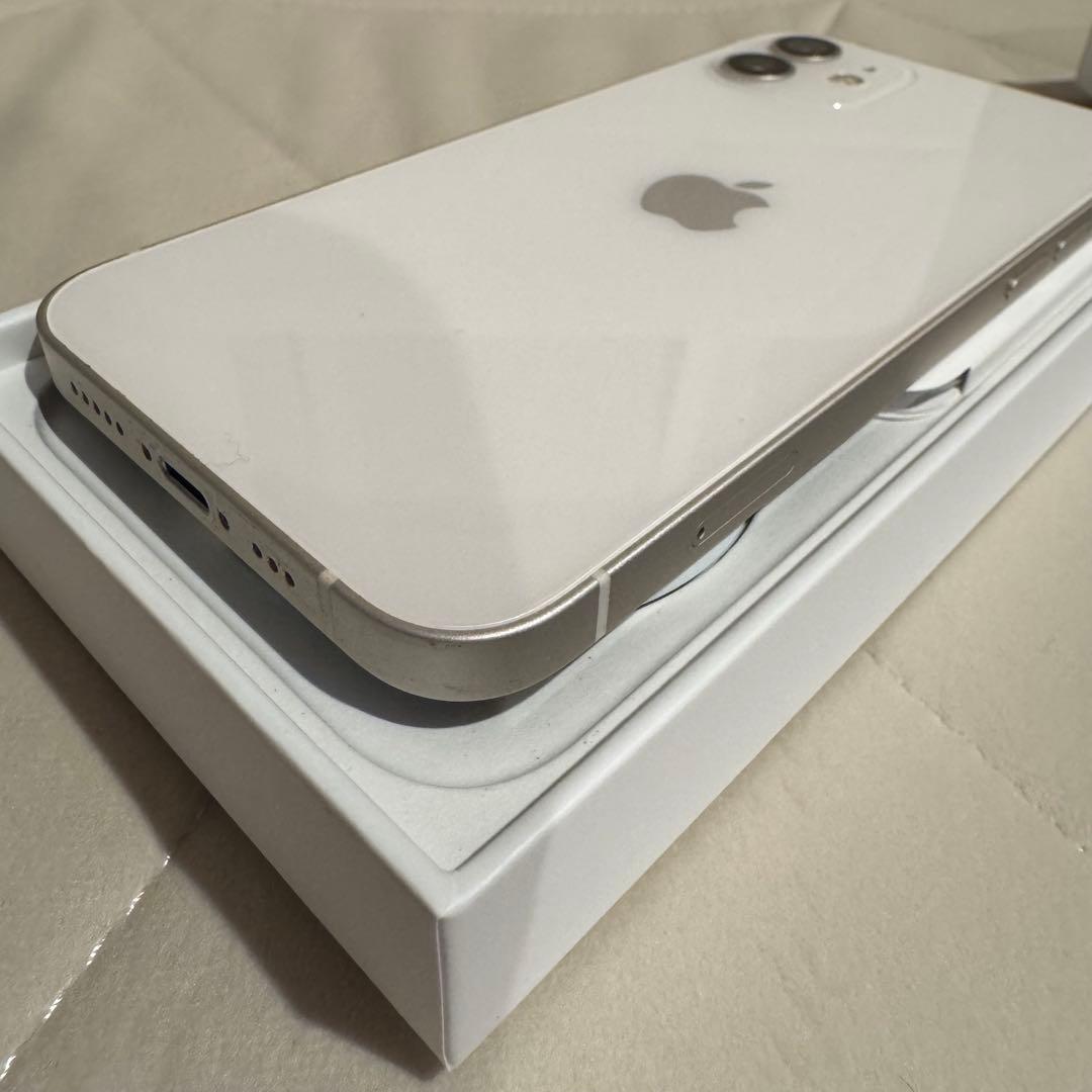 【付属品完備】Apple iPhone 12 ホワイト 64GB SIMフリー