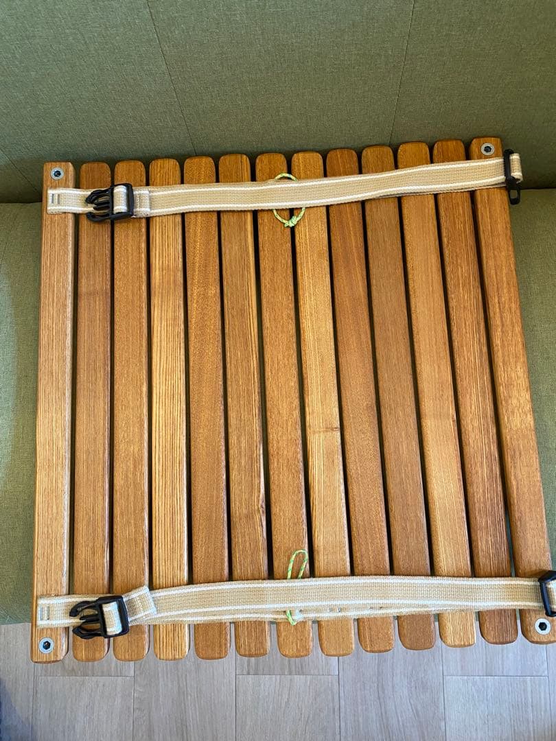 キャンプマニアプロダクツ　ロールトップテーブル