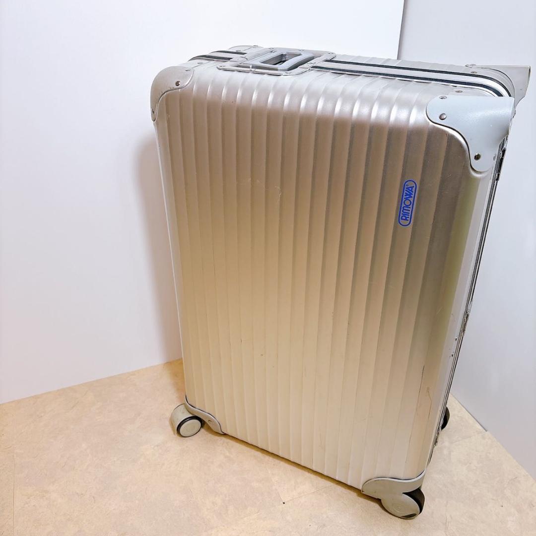 激レア　リモワ シルバーインテグラル プルタブ 2+4輪 TSAロックベルト付