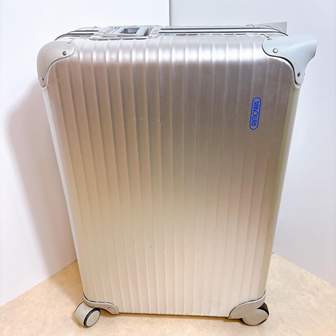 激レア　リモワ シルバーインテグラル プルタブ 2+4輪 TSAロックベルト付