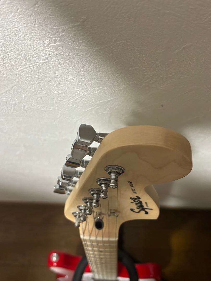 Squier SONIC MUSTANG 保証書・ソフトケース付