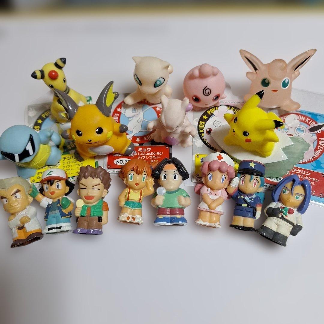 ポケモン キッズ 指人形 セット 、ポケモンキッズワールドマップ(非売品)付き