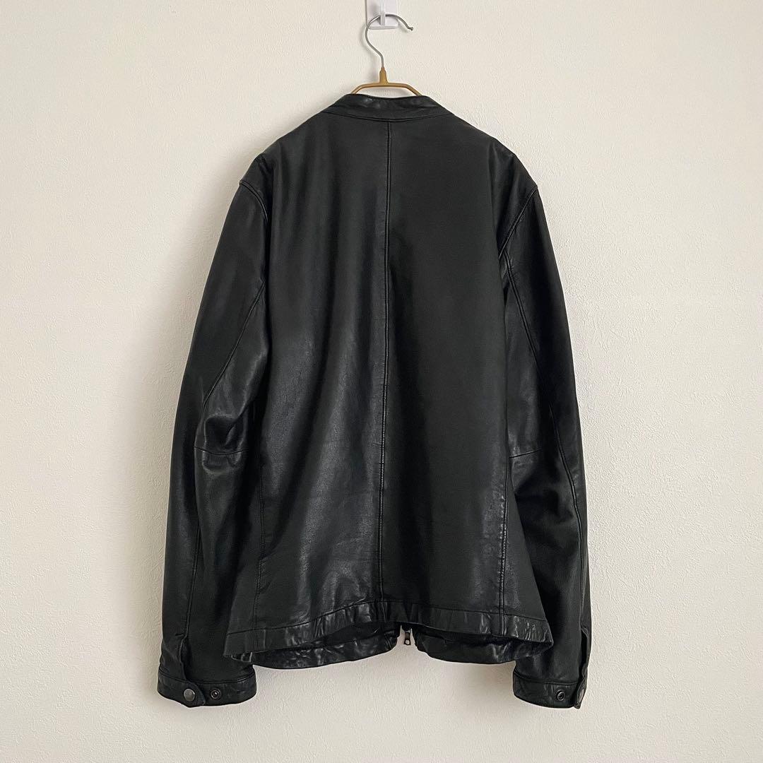 TOMORROWLAND 羊革 ジャケット 黒 L シープレザー ラムスキン