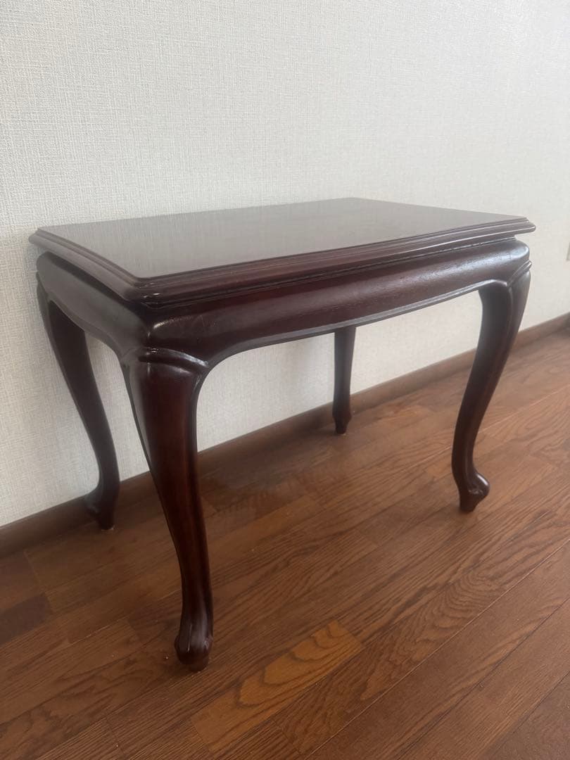 【お値下げ】MARUNI マルニ サイドテーブル 花台　天然木 マキシマム 猫足