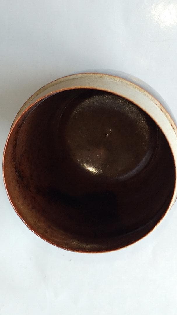 珍品 膳所焼 淡海ぜぜ 陽炎園 岩崎健三 作 陶器製 金彩 蝶鳥棗 茶道具 新品