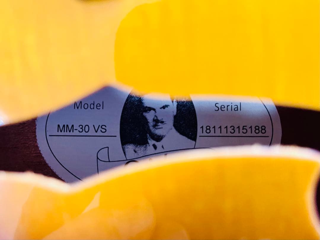 美品　Epiphone エピフォン フラットマンドリン MM-30 VS