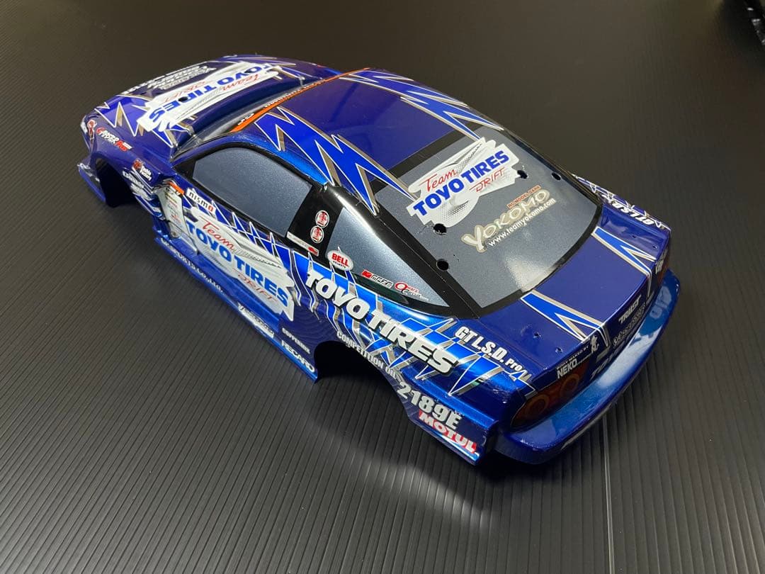 ヨコモ 日産 180SX D1 TOYO TIRES ラジコン ボディ 1/10