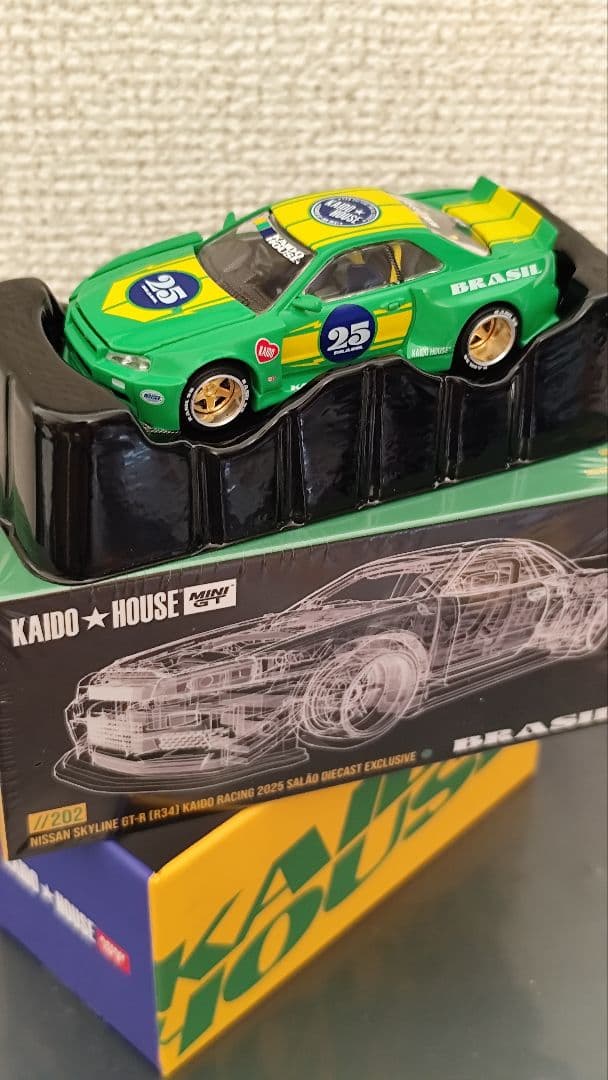 ミニカー MiniGT KAIDO HOUSE Skyline GT-R (R34)