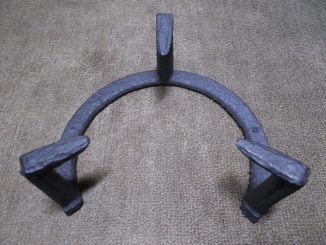 茶道具 置炉 茶釜 未使用五徳 底瓦 送料込み