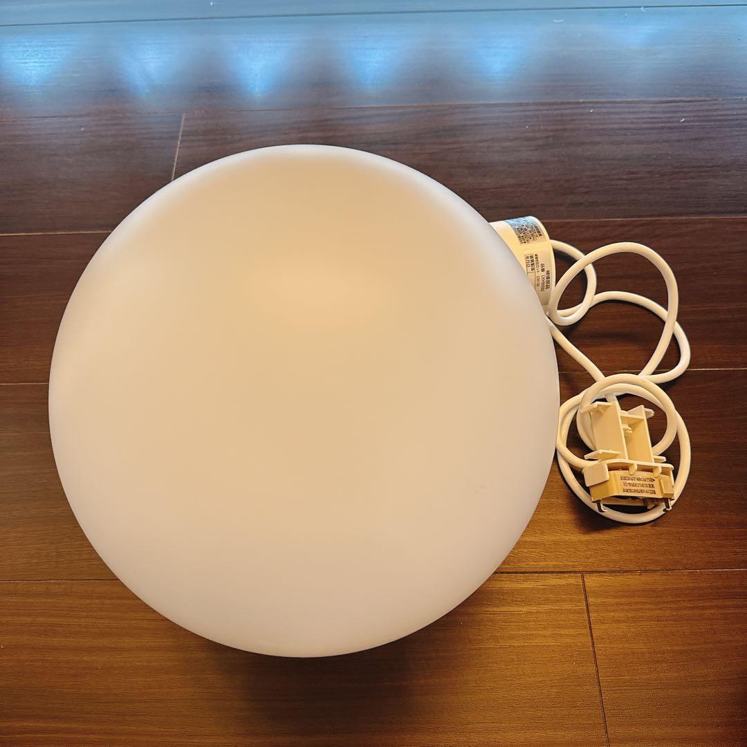 無印良品 ペンダントライト 丸 Mサイズ 白 ＋ パナソニックLED電球付