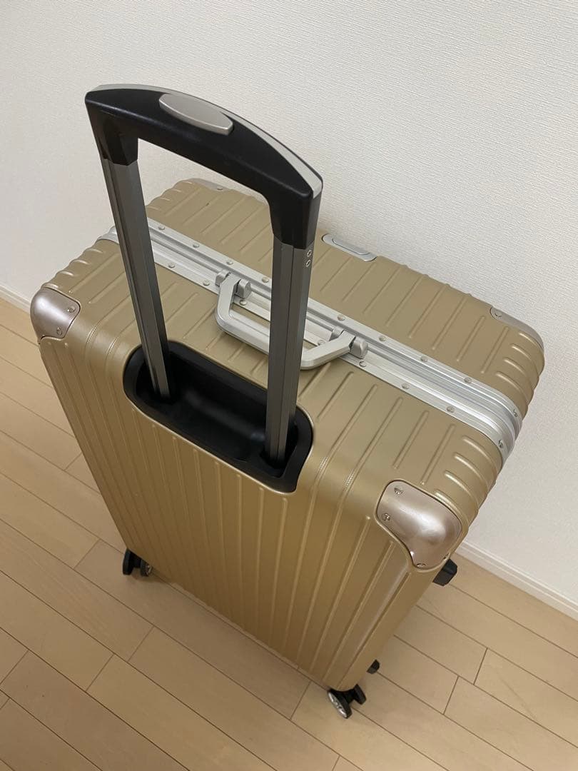 VARNICゴールドスーツケース103L