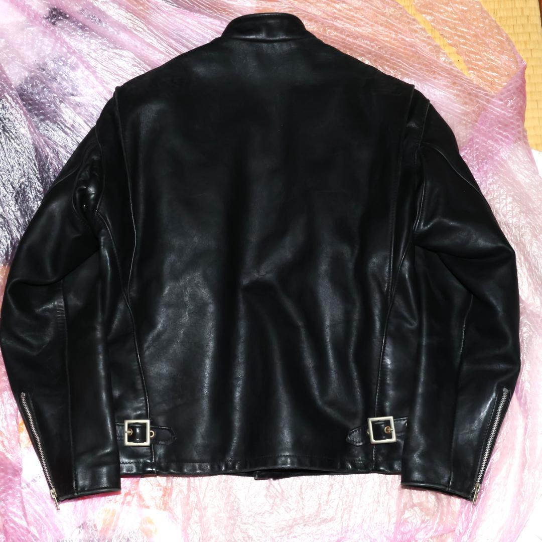 Schott 641裏ボアライナー脱着レザーライダースジャケット40ショットL