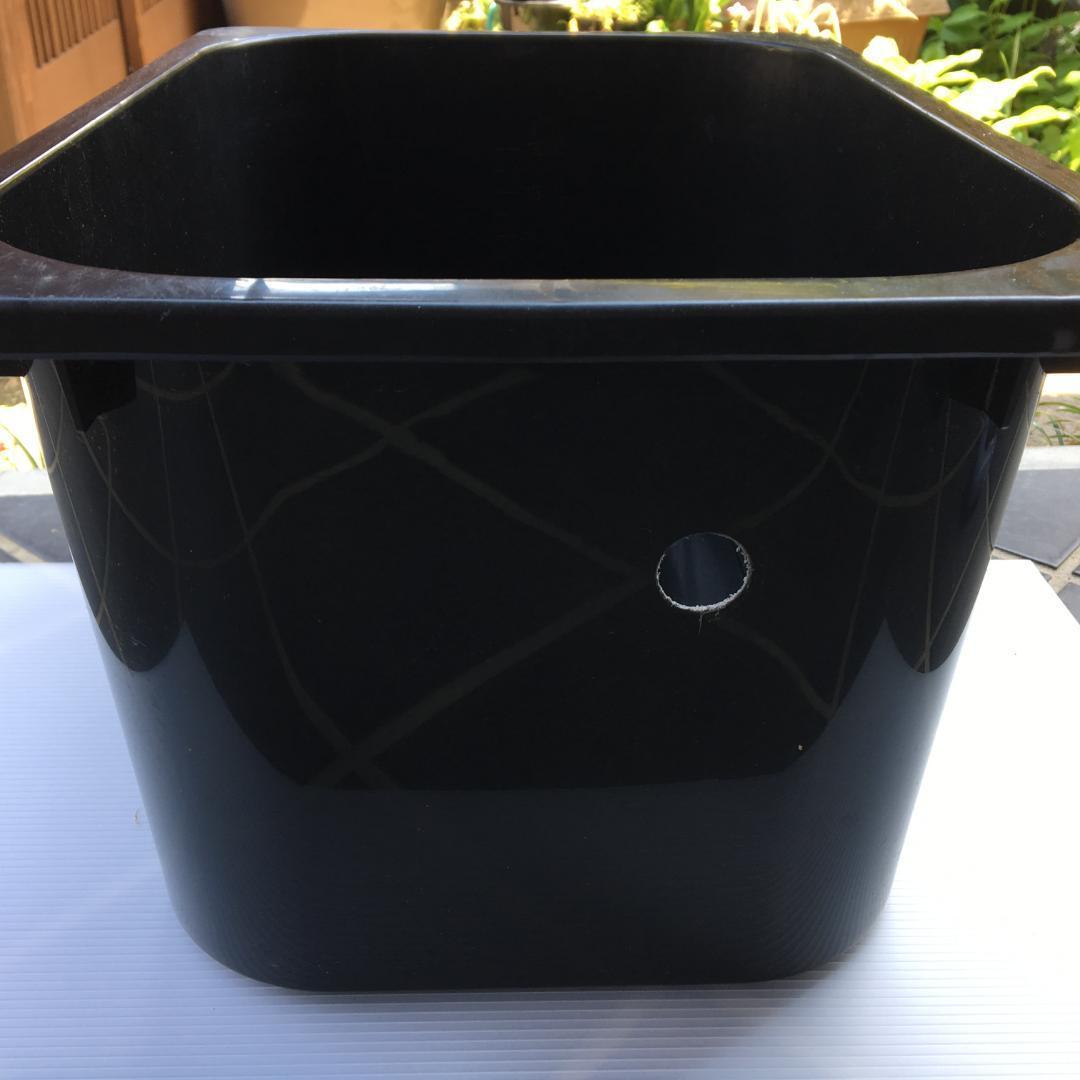 オーバーフロー加工部品x30セット+ホールソー メダカ飼育ケース 金魚 タライ