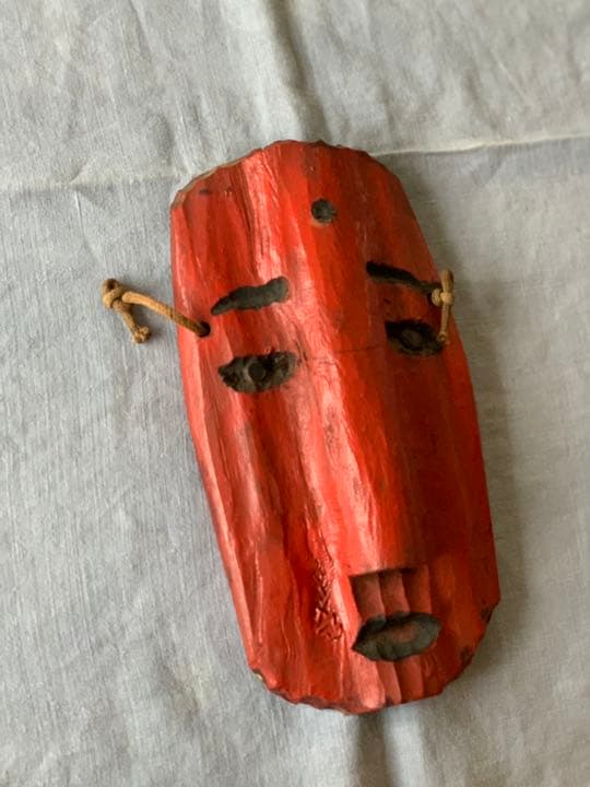 骨董品　お面　民藝品