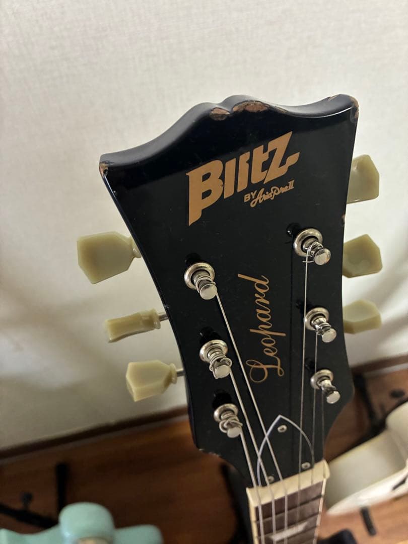 「値段交渉歓迎」Blitz Leoland エレキギター ブルー