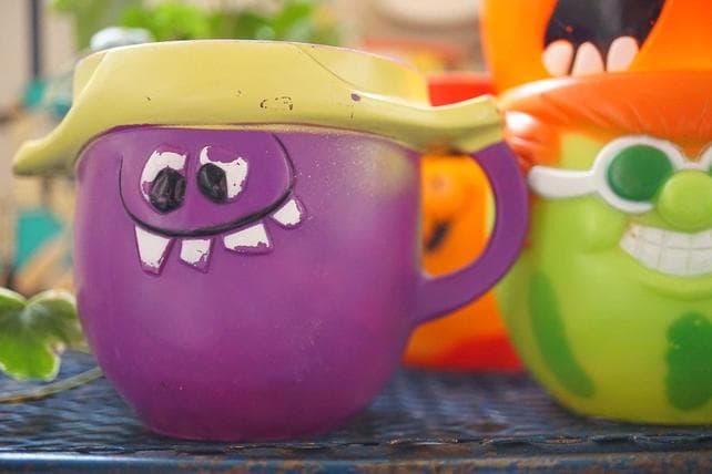 ヴィンテージ ファニーフェイス 4個セット マグ アドバタイジング