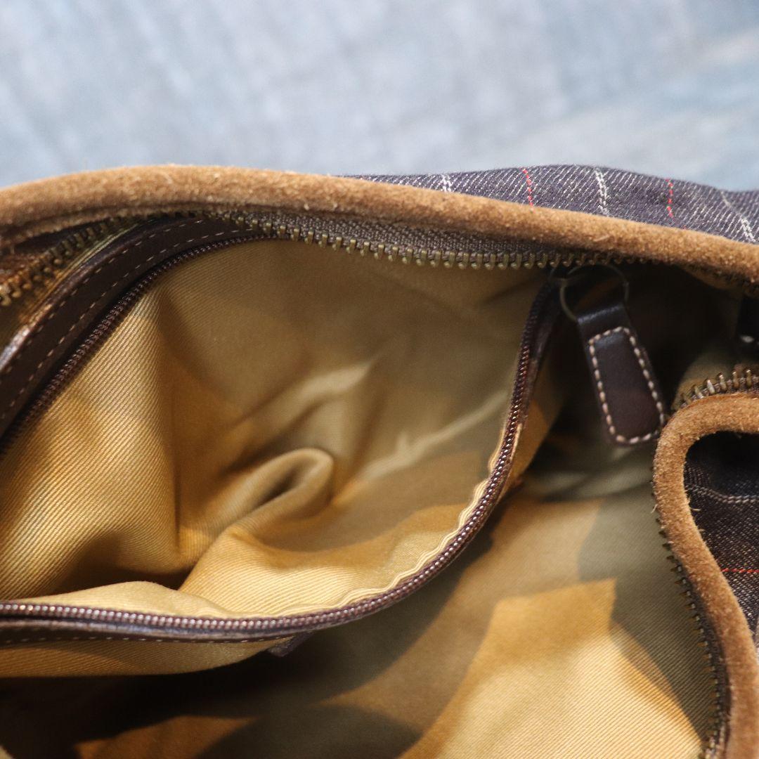 バッグ COACH Hobo Denim ShoulderBAG Suede