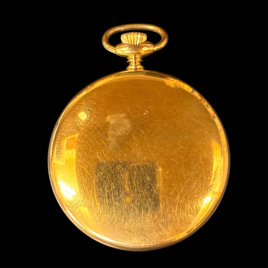 TISSOT ティソ 金メッキ×ステンレス ゴールド 手巻き 懐中時計 スイス製