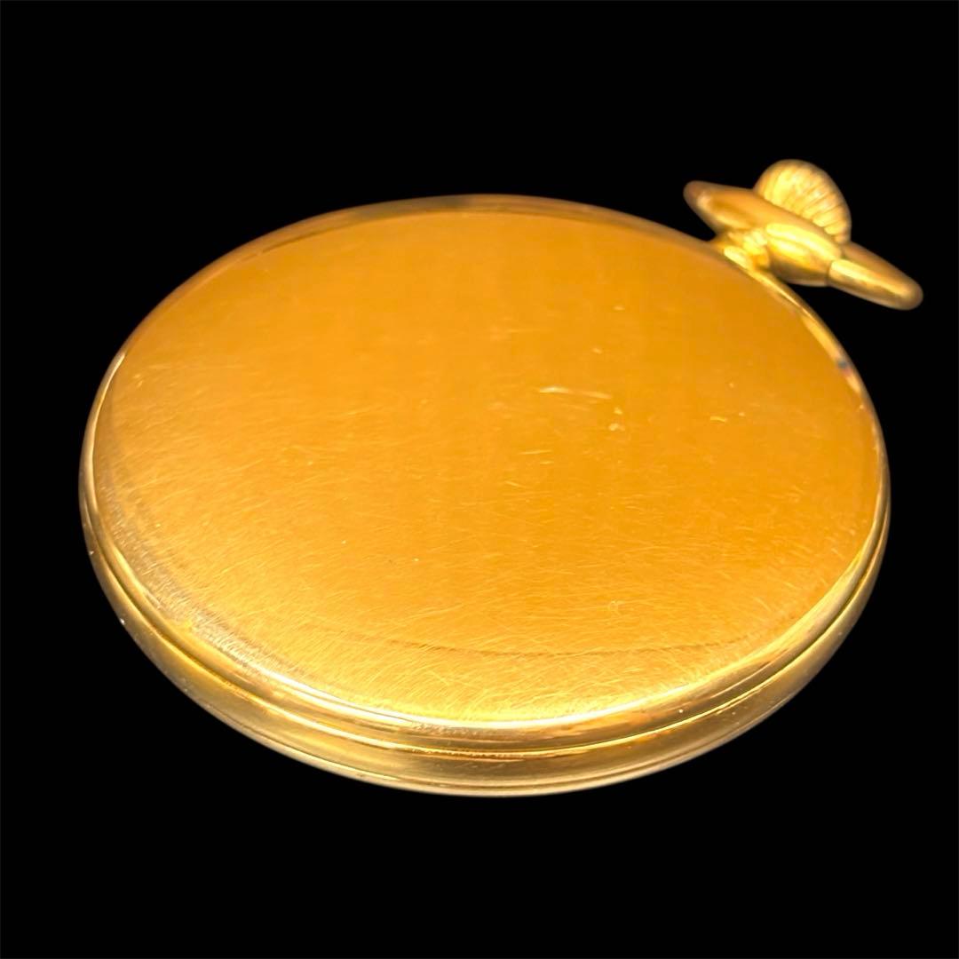 TISSOT ティソ 金メッキ×ステンレス ゴールド 手巻き 懐中時計 スイス製