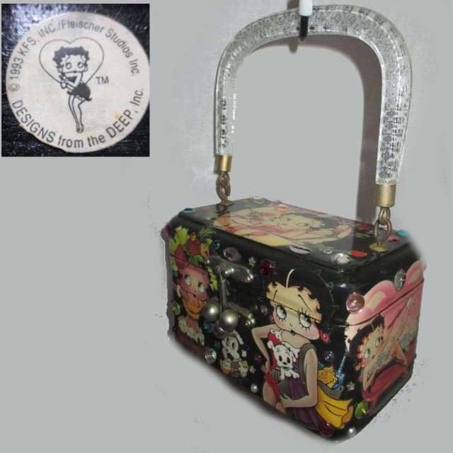 m17859★ベティちゃん・レアアンティーク・パーティバッグ