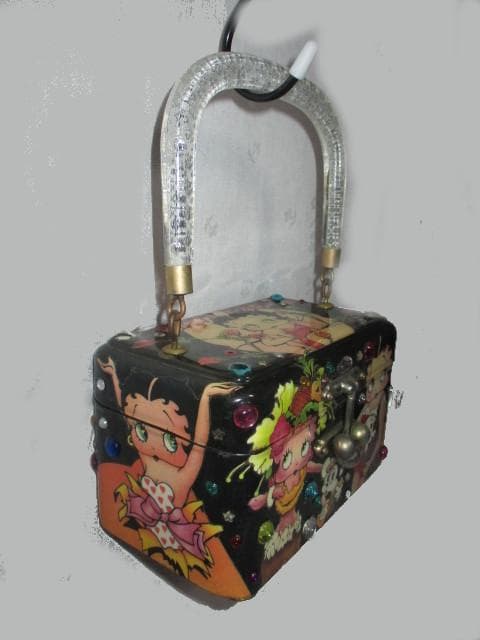 m17859★ベティちゃん・レアアンティーク・パーティバッグ