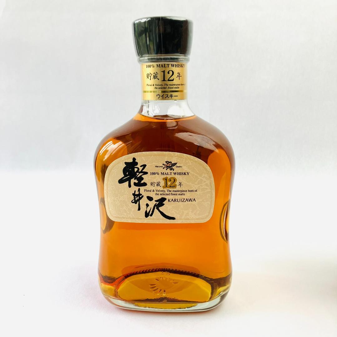 未開栓　メルシャン 軽井沢 貯蔵12年 100%モルトウイスキー　箱付き　美品