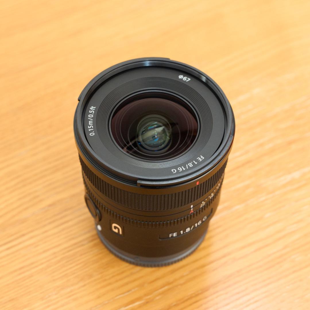 美品 SONY FE 16mm F1.8 G SEL16F18G 交換レンズ