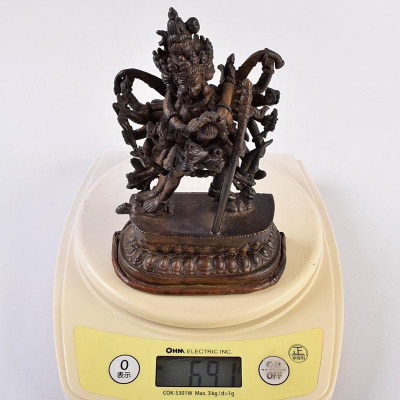 中国　古銅　チベット仏　歓喜仏　仏像　V　R8919