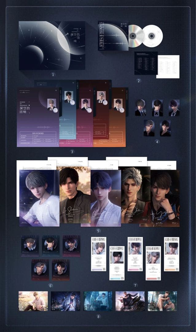 公式正規品　恋と深空　深空の響き　CDアルバム オールキャラセット 特典付き