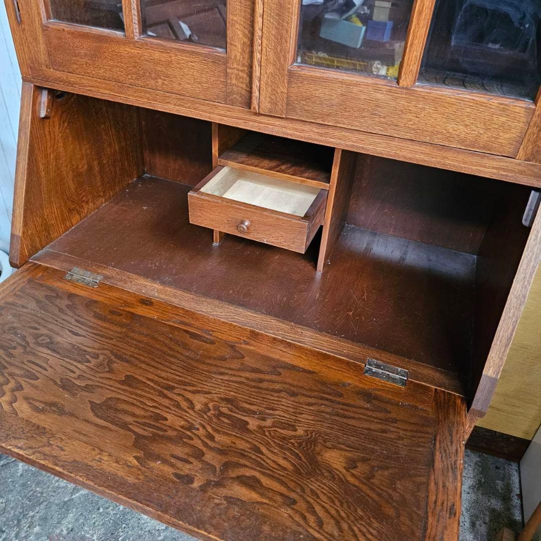 木製 本棚 吉田璋也？ 辰巳木工？ ビューローブックケース ライティング