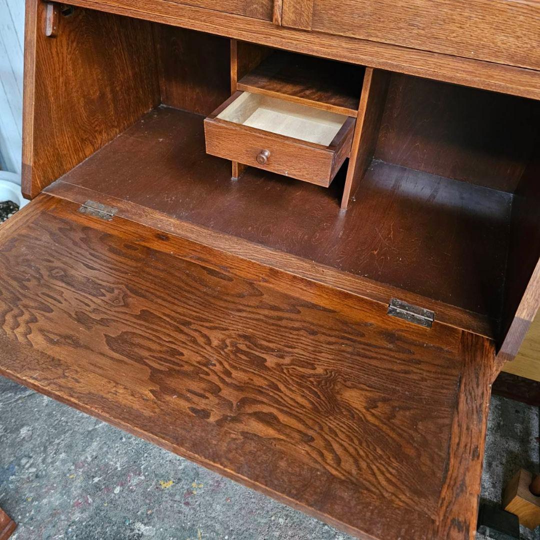 木製 本棚 吉田璋也？ 辰巳木工？ ビューローブックケース ライティング