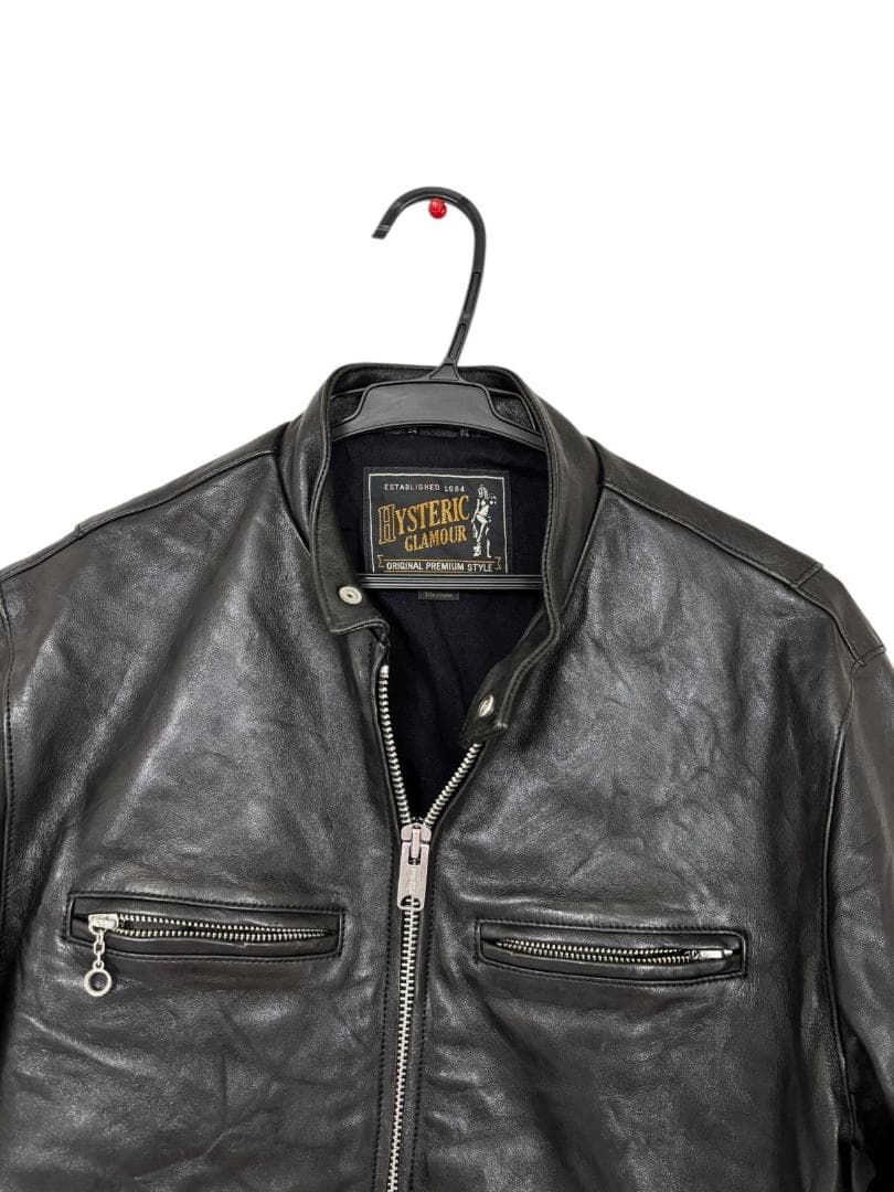 ヒステリックグラマー レザージャケット 長袖 ブラック メンズ M G5