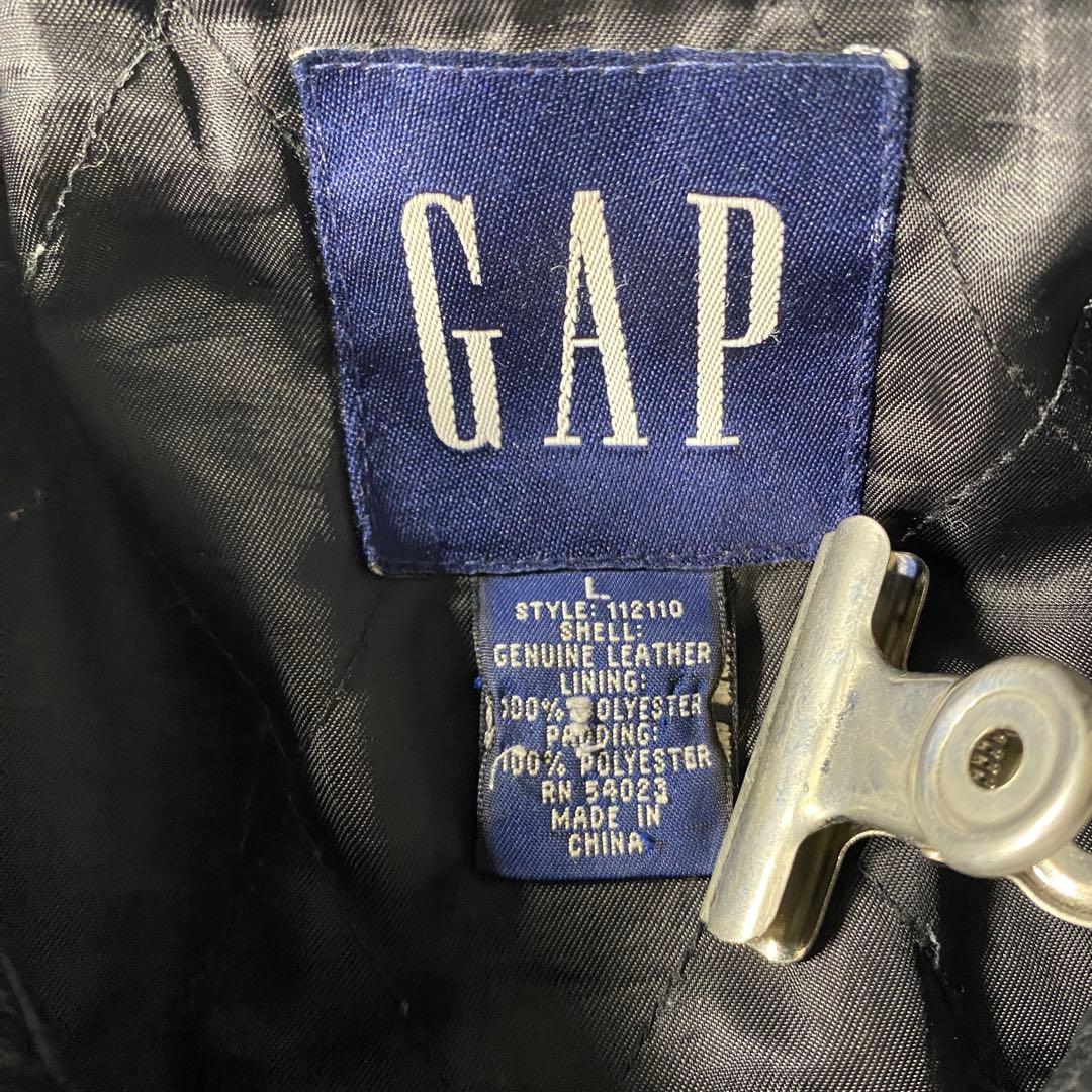 ジャケット・アウター 00s Gap Leather Jacket Black Y2K