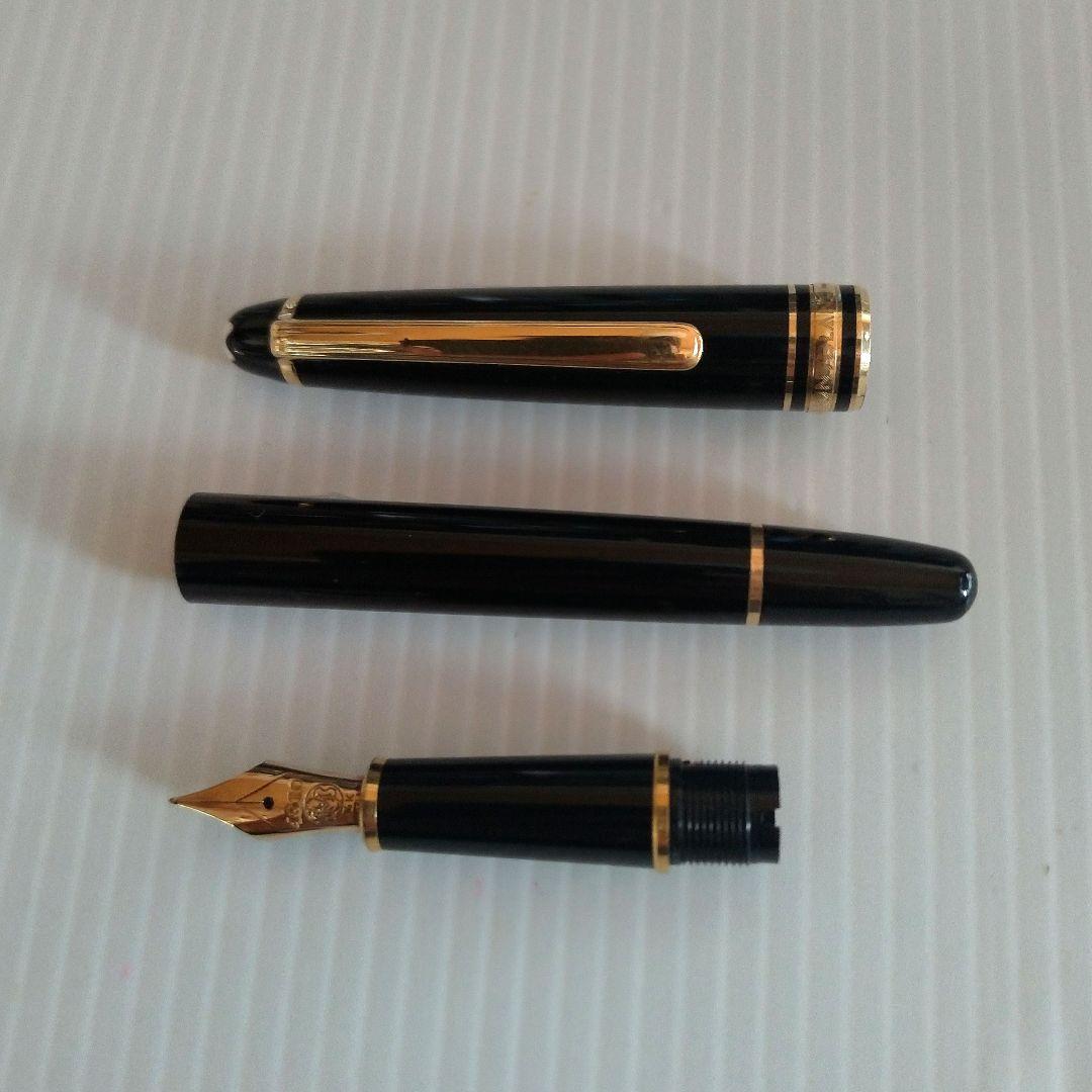 【初期型】モンブラン万年筆　マイスターシュテュック＃144　ブラック　◆