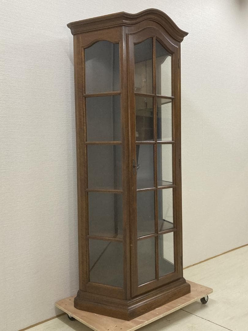 アンティーク キュリオケース 飾り棚 ショーケース キャビネット