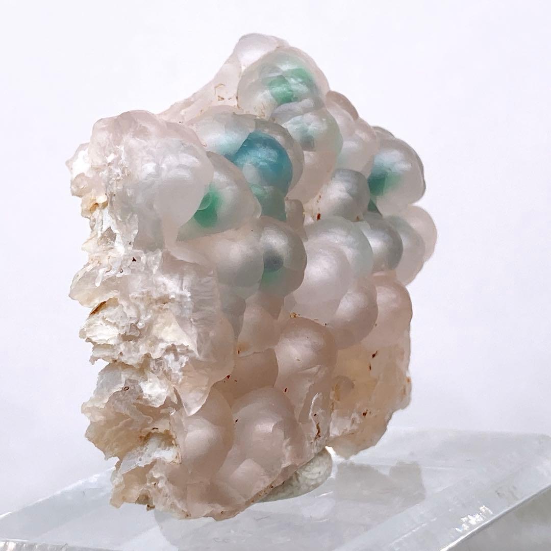 ぴ*ぴ様 『2022年発見』 クリソコラインカルセドニー　原石　鉱物標本　天然石