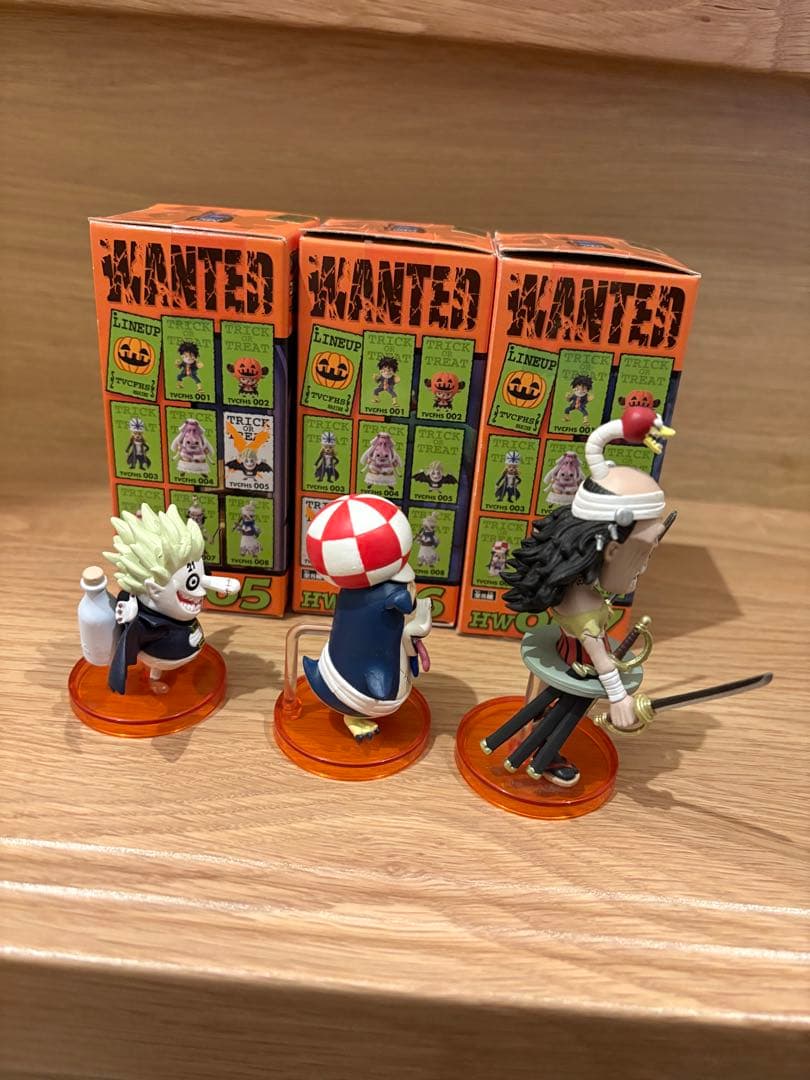 ワンピース ワーコレハロウィンスペシャル ヒルドン　犬っぺ　ジゴロウ　3体セット