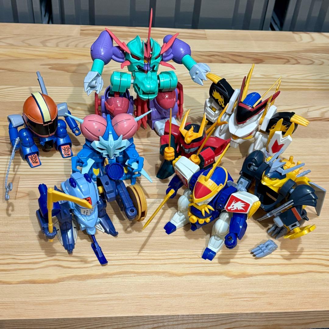 魔神英雄伝ワタル プラクション8体セット！レア