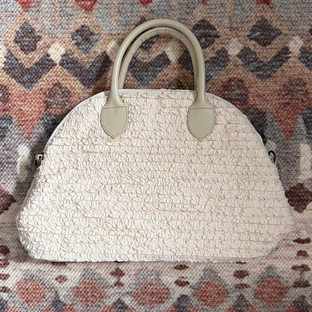 PINK HOUSE ピンクハウス　ピコフリルデザイン ハンドバッグ