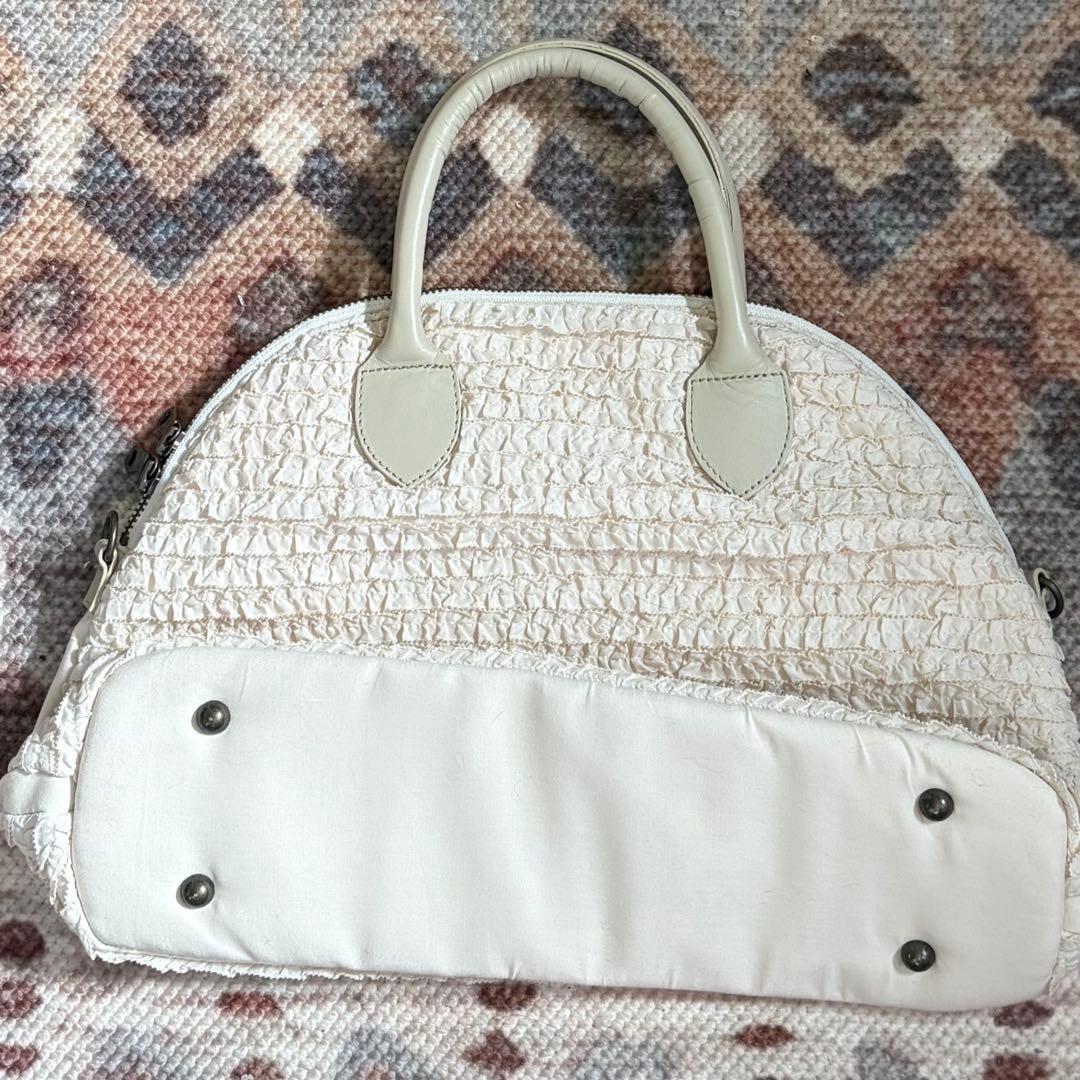 PINK HOUSE ピンクハウス　ピコフリルデザイン ハンドバッグ