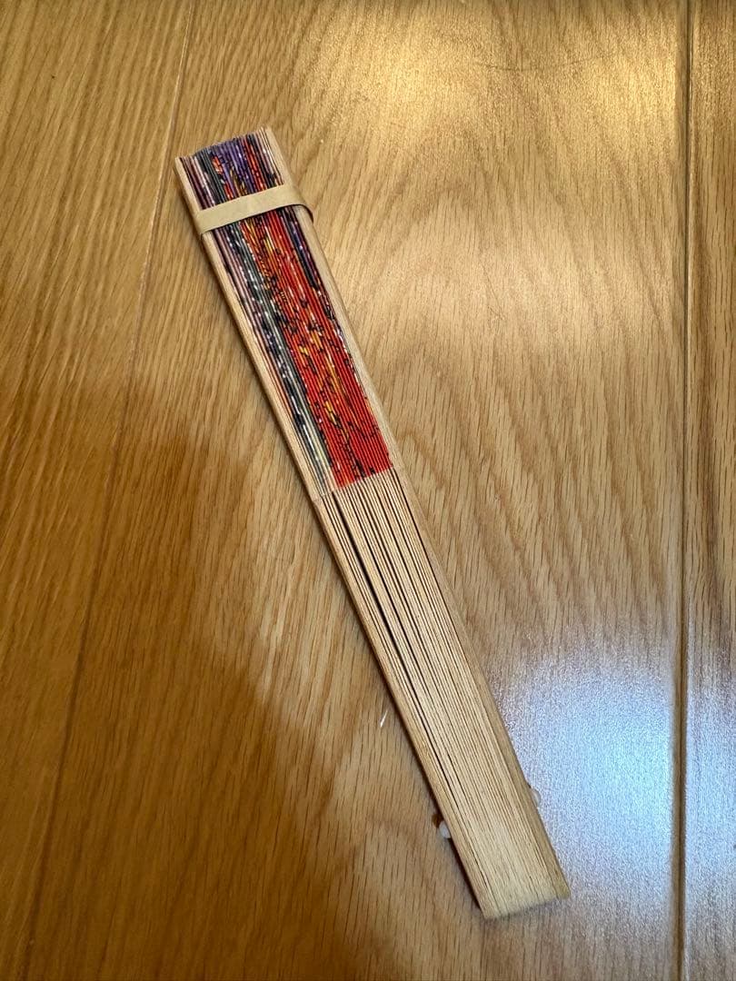 【超希少品】刃牙　侠客立ち　扇子　花山薫