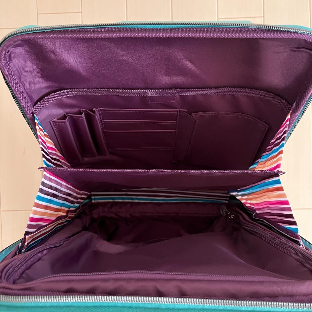 【6/15まで】Bianchiビアンキ スーツケース(32L) チェレステ